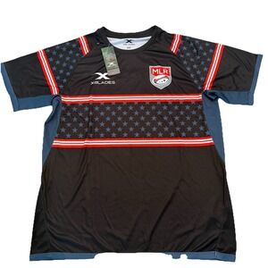 MLR XBlades Rugby Jersey Size L - Stars & Stripes USA Theme - NWT